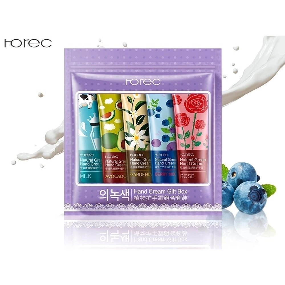 Набор кремов Rorec Plant Hand Cream Gift Box, 5 штук