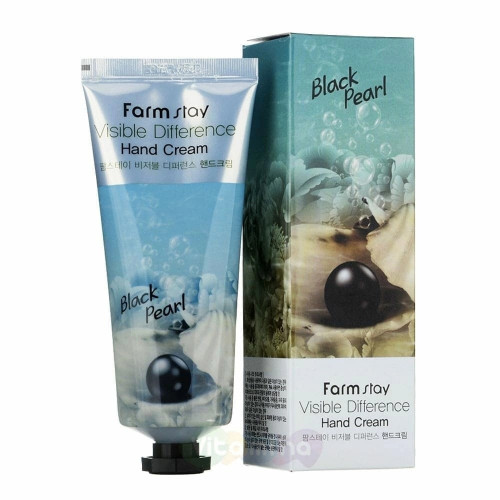 Крем для рук FarmStay Visible Difference Hand Cream Black Pearl